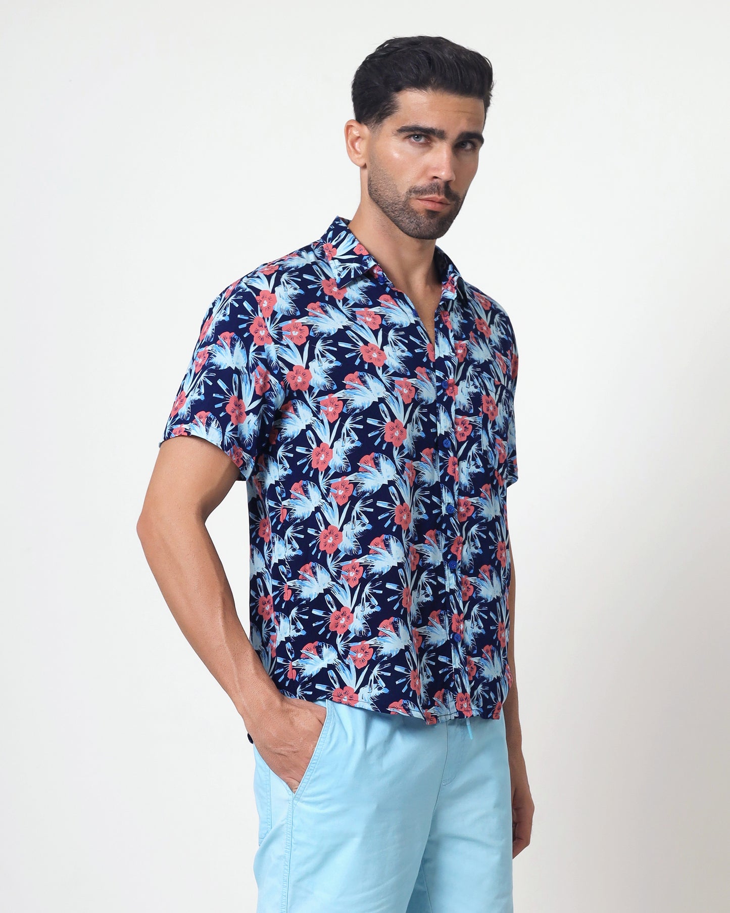 KRAKEN -"PICARD NU"- Straight / Loose-Cut Short Sleeve Shirt