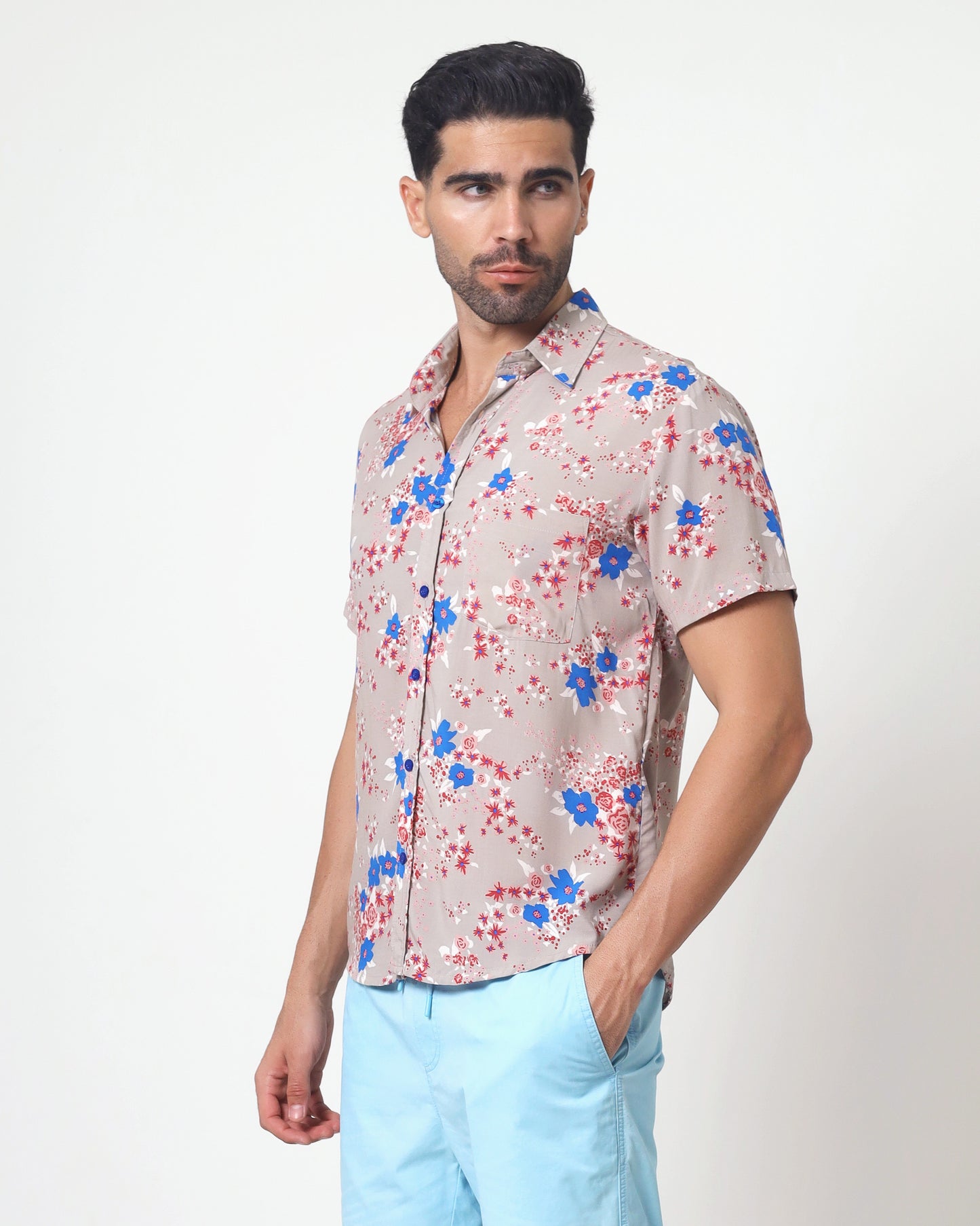 KRAKEN -"SORES NUDE"- Straight / Loose-Cut Short Sleeve Shirt