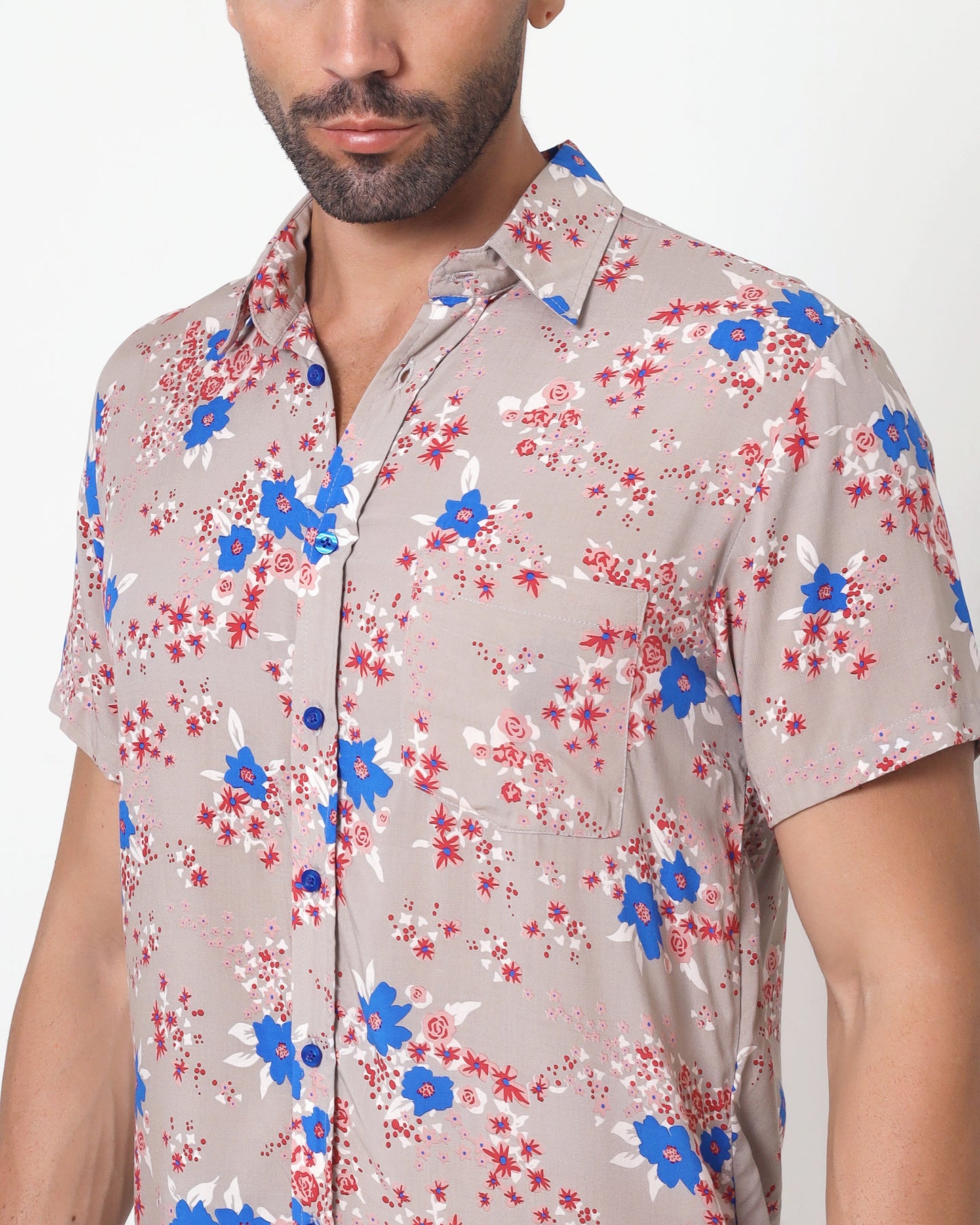 KRAKEN -"SORES NUDE"- Straight / Loose-Cut Short Sleeve Shirt
