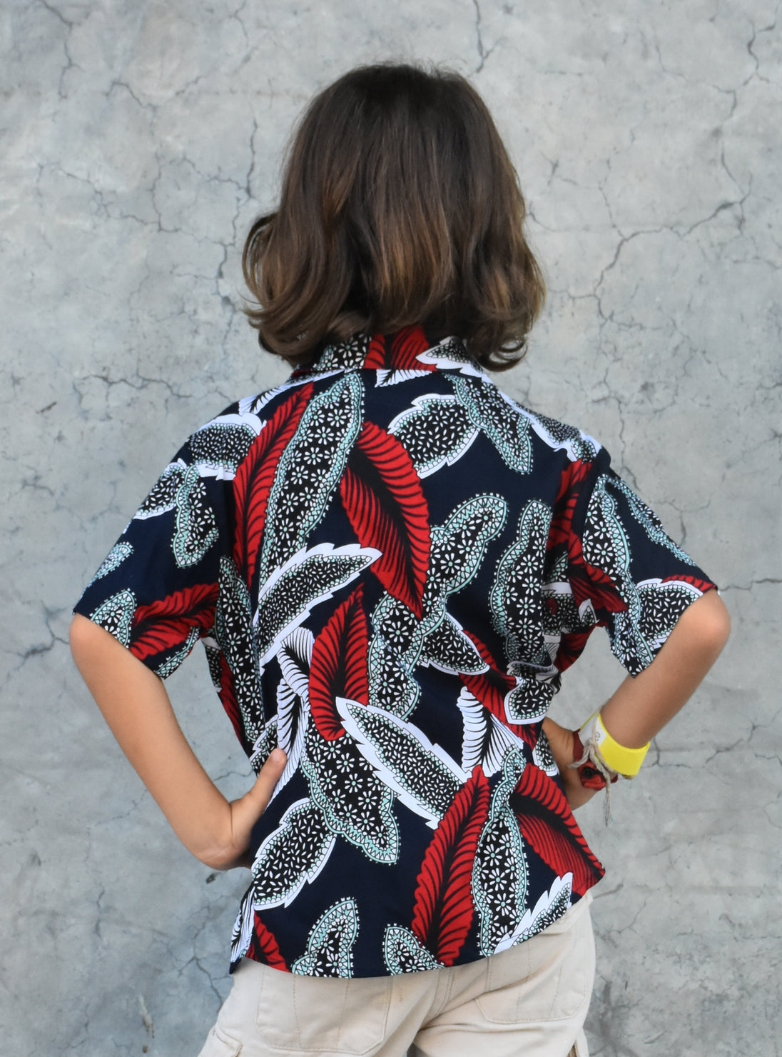 Les Mioches Kids Shirts -"DAMPIER"- Short Sleeve Shirt for Kids