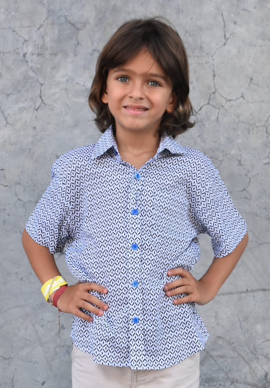 Les Mioches Kids Shirts -"SAO White"- Short Sleeve Shirt for Kids