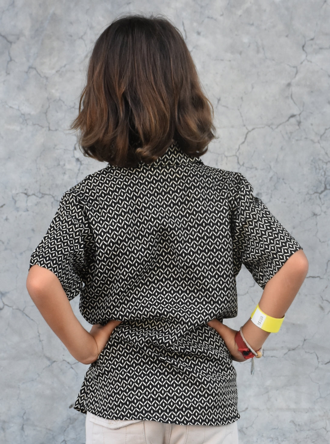 Les Mioches Kids Shirts -"SAO Black"- Short Sleeve Shirt for Kids