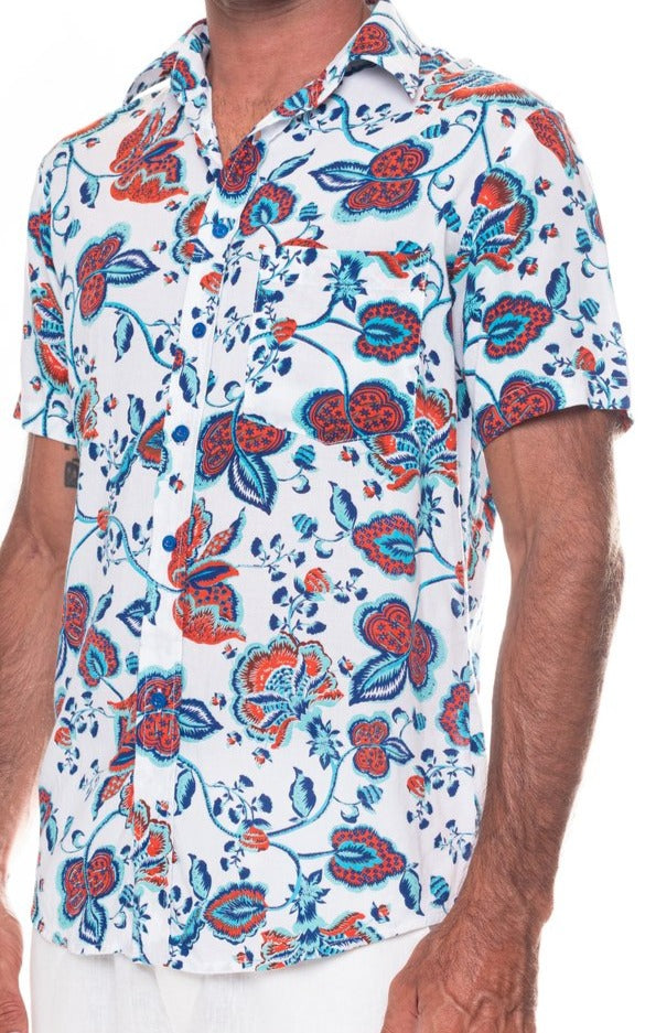 KRAKEN -"BOIS"- Straight / Loose-Cut Short Sleeve Shirt
