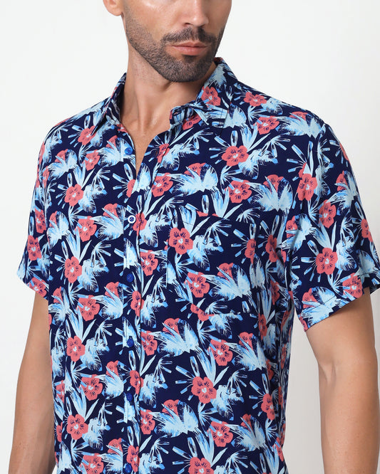 KRAKEN -"PICARD NU"- Straight / Loose-Cut Short Sleeve Shirt