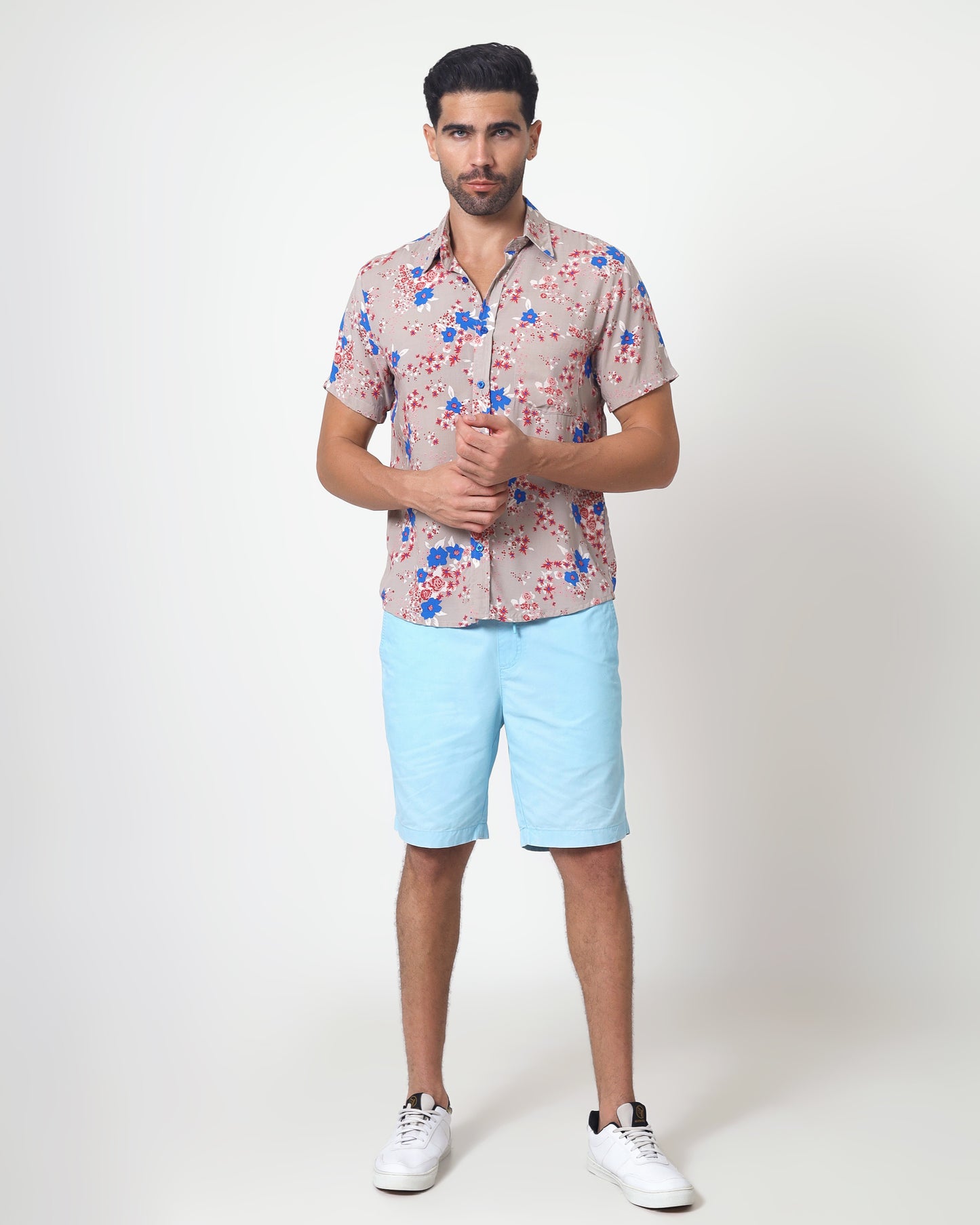 KRAKEN -"SORES NUDE"- Straight / Loose-Cut Short Sleeve Shirt