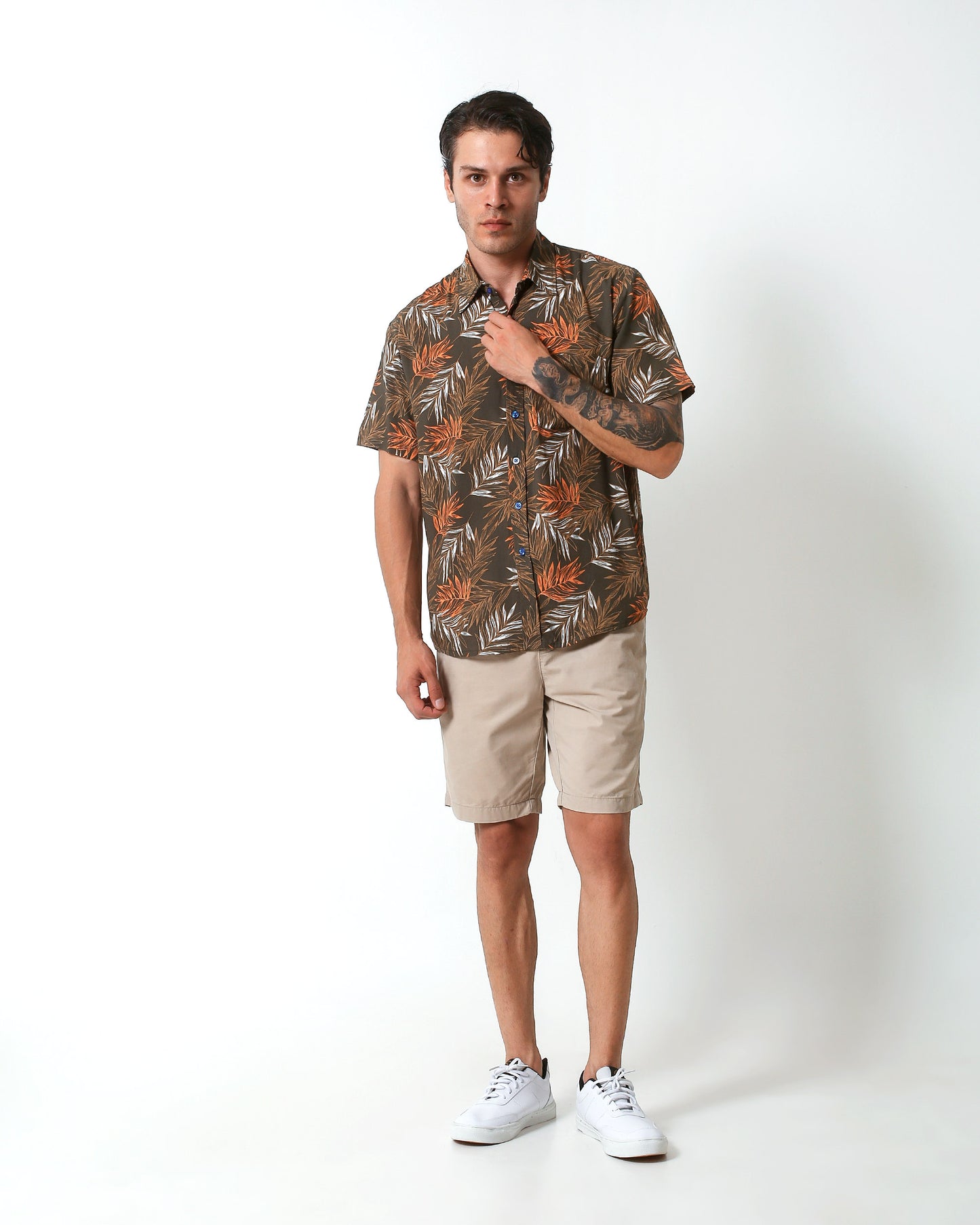 KRAKEN -"JING"- Straight / Loose-Cut Short Sleeve Shirt