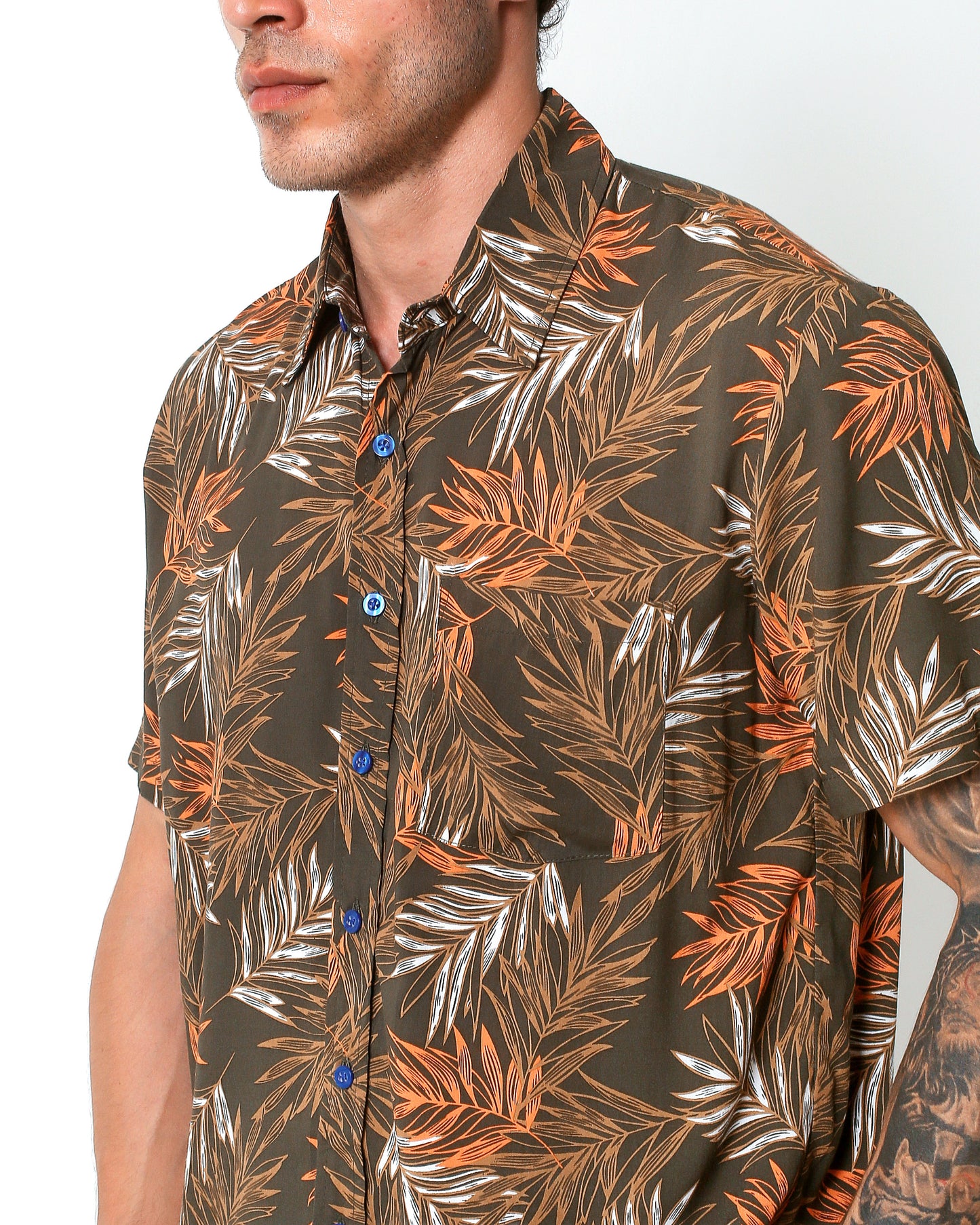 KRAKEN -"JING"- Straight / Loose-Cut Short Sleeve Shirt