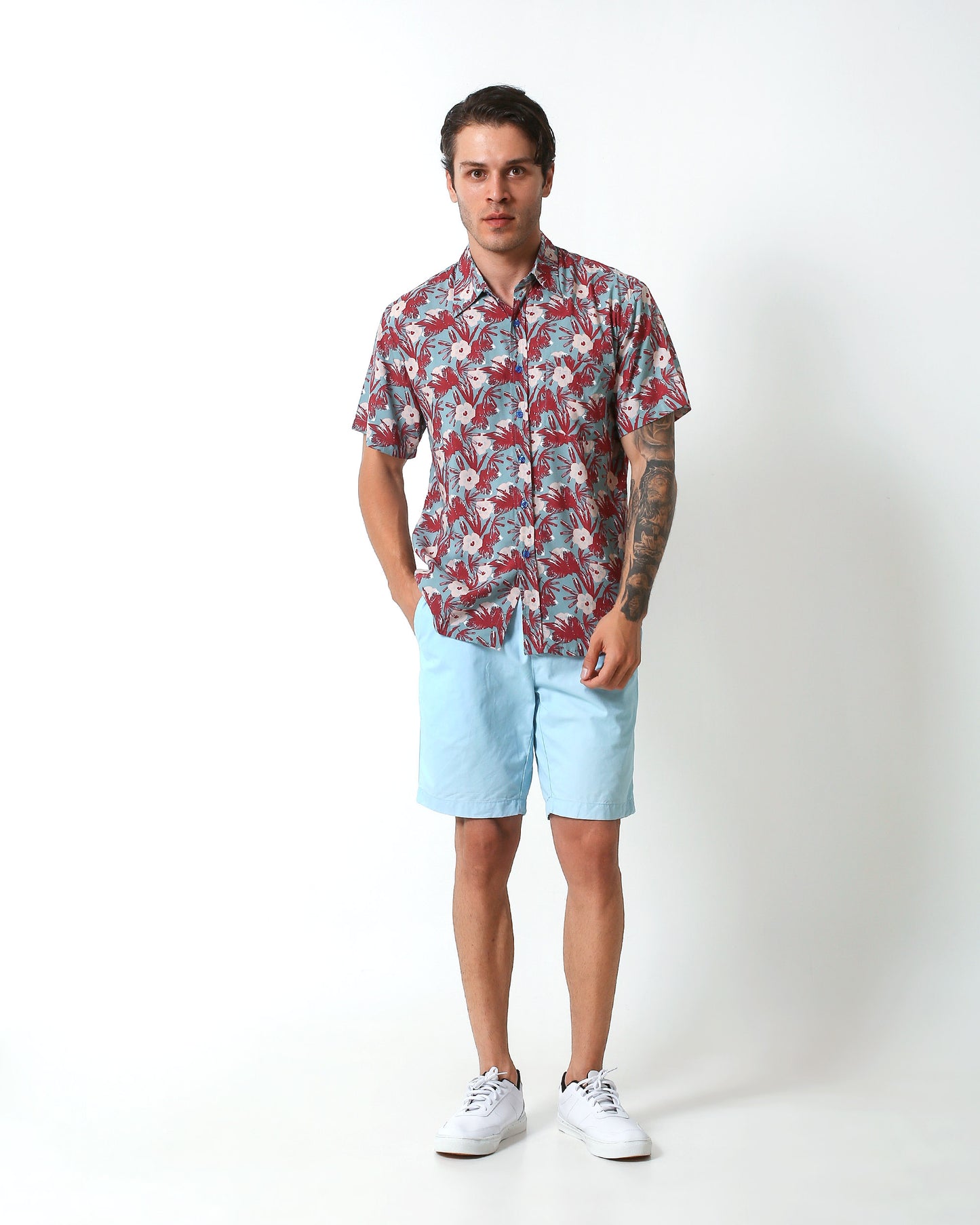 KRAKEN -"PICARD"- Straight / Loose-Cut Short Sleeve Shirt