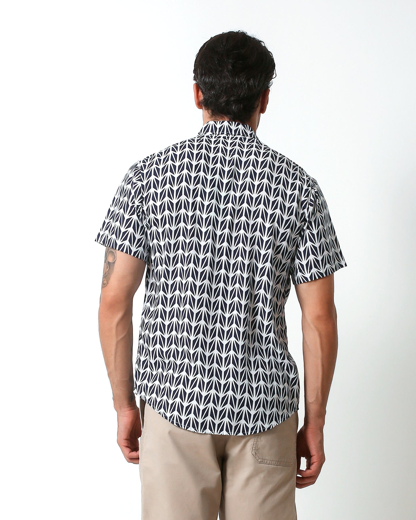 KRAKEN -"INGLE"- Straight / Loose-Cut Short Sleeve Shirt