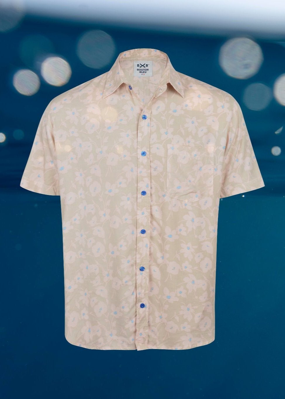 KRAKEN -"TECH BEIGE"- Straight / Loose-Cut Short Sleeve Shirt