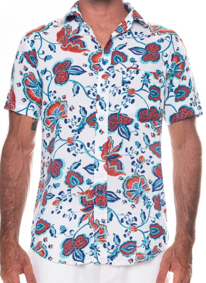 KRAKEN -"BOIS"- Straight / Loose-Cut Short Sleeve Shirt