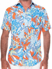 Load image into Gallery viewer, Blackbeard -&quot;GRAAF Blue&quot;- Slim-Fit Short Sleeve Shirt